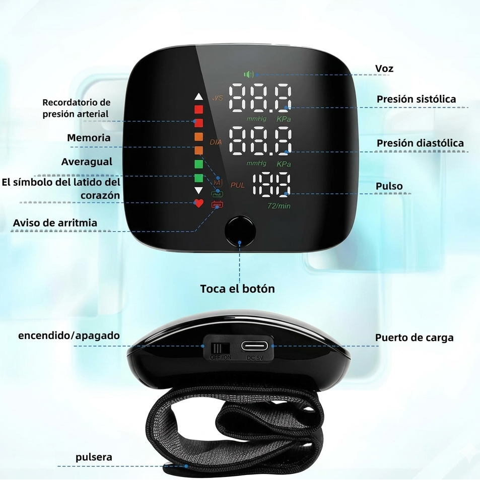 Oznair Vital Pro | Controla tu presión en segundos desde casa