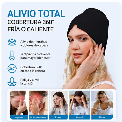 MigraCool Pro™ – Alivio Frío para Migrañas y Estrés