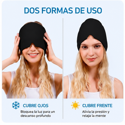 MigraCool Pro™ – Alivio Frío para Migrañas y Estrés